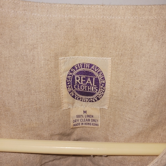 Saks Fifth avenue real Clothes linen button down shirt - Picture 7 of 8